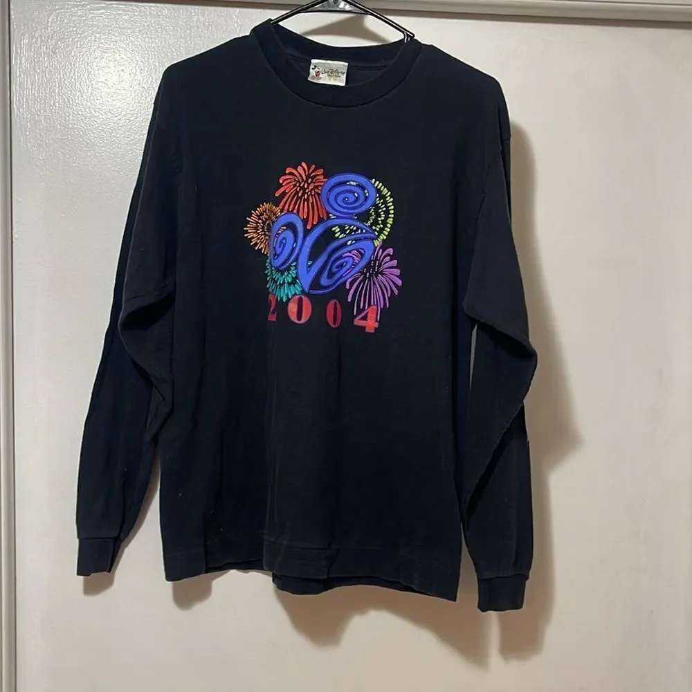 Vintage Walt Disney World, long sleeve T-shirt, 2004 size medium